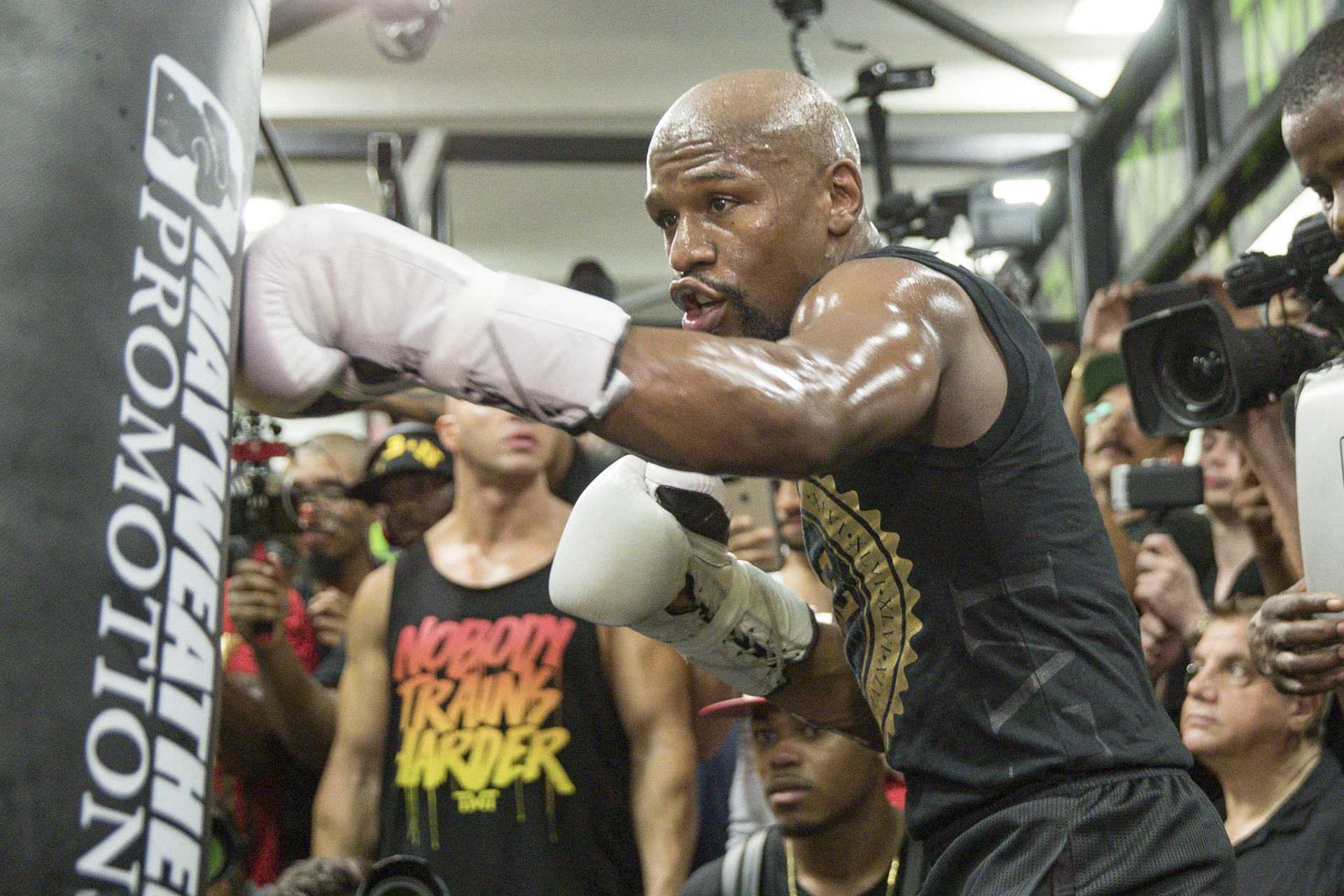 Floyd Mayweather Heavy Bag Workout